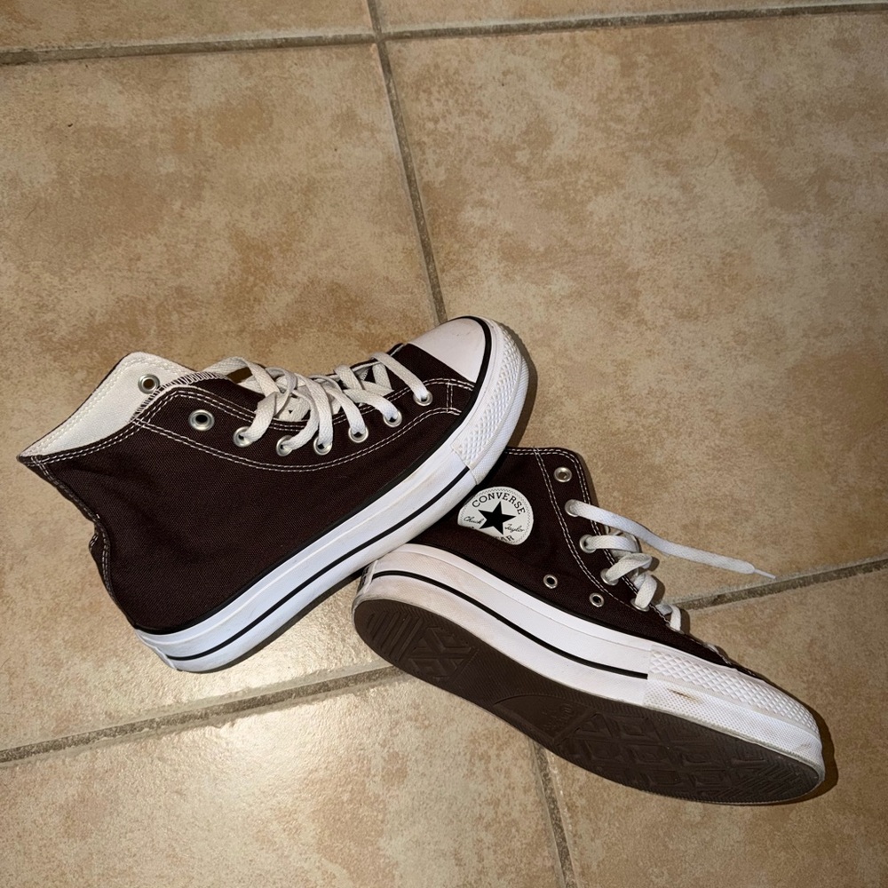 Converse Chocolate High-Top Sneakers